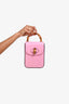 Gucci Pink Leather Bamboo Flap Crossbody