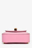 Gucci Pink Leather Bamboo Flap Crossbody