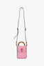 Gucci Pink Leather Bamboo Flap Crossbody