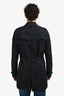 Burberry London Navy Cotton 'Sandringham' Trench Coat Size 54 Mens