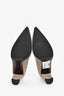 Stuart Weitzman Grey Textured Block Heels Size 7