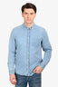 Acne Studios Blue Denim Button Down Shirt Size 48 Mens