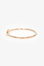 Tiffany & Co. 18K Rose Gold Diamond 'T Wire Bracelet