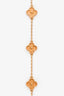 Van Cleef & Arpels 18K Rose Gold Sweet Alhambra 6-Motif Bracelet