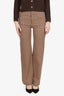 Gucci Brown Wool 'Prince of Wales' Pants Size 46