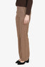 Gucci Brown Wool 'Prince of Wales' Pants Size 46