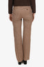 Gucci Brown Wool 'Prince of Wales' Pants Size 46