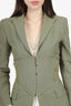Stella McCartney Green Corset Blazer Size 38