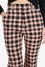Gucci Pink/Black Tweed Trousers Size 38
