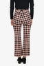 Gucci Pink/Black Tweed Trousers Size 38