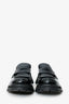 Alexander McQueen Black Leather 'Wander' Loafers Size 40