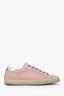 Golden Goose Pink Leather 'SuperStar' Sneakers Size 40