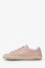 Golden Goose Pink Leather 'SuperStar' Sneakers Size 40