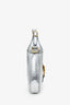 Gucci Silver Metallic Lizard Mini Jackie 1961 Shoulder Bag With Chain