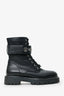 Louis Vuitton Black Leather Ranger Ankle Length Boots Size 37