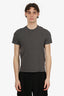 Ami Grey Cotton T-Shirt Size M Mens