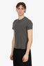Ami Grey Cotton T-Shirt Size M Mens