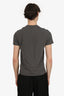 Ami Grey Cotton T-Shirt Size M Mens