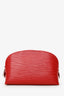 Louis Vuitton Red Epi Cosmetic Pouch