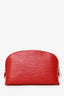 Louis Vuitton Red Epi Cosmetic Pouch