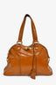 Saint Laurent 2004 Brown Patent 'Muse' Shoulder Bag