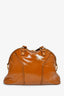 Saint Laurent 2004 Brown Patent 'Muse' Shoulder Bag