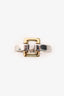 Tiffany & Co. Sterling Silver/18K Yellow Gold Buckle Ring