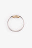 Tiffany & Co. Sterling Silver/18K Yellow Gold Buckle Ring
