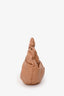 Mansur Gavriel Brown Leather Scrunchie Hobo Bag