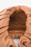 Mansur Gavriel Brown Leather Scrunchie Hobo Bag