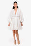 Zimmermann White Linen Mini Dress Size 4 with Tags