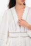 Zimmermann White Linen Mini Dress Size 4 with Tags