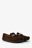 Gucci Brown Suede Loafers Size 11 Mens