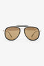 Tom Ford Black/Gold Aviator Sunglasses