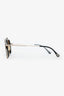 Tom Ford Black/Gold Aviator Sunglasses