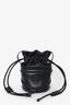 Alexander McQueen Black Leather 'The Soft Curve' Crossbody Bag