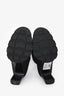 Alexander McQueen Black 'Slim Tread' Zippered Heeled Boots Size 39