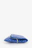 Goyard Blue Goyardine Leather 'Sainte Marie' GM Clutch