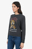 Ganni Grey Wool Tiger Sweater Size S