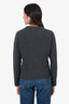 Ganni Grey Wool Tiger Sweater Size S