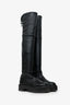 Stuart Weitzman Black Leather Knee High Boots Size 6.5