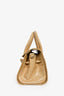 Jimmy Choo Beige Croc Embossed Small 'Rosalie' Top Handle Bag with Strap