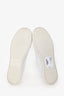 Saint Laurent White Leather Logo Sneakers Size 41