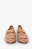 Gucci Brown Canvas GG Monogram Horsebit 'Jordaan' Loafers Size 9