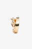 Hermès Kelly Rose Gold Double Tour Ring With Black Spinels Size 52