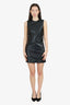 Rag & Bone Black Leather Sleeveless Midi Dress Size 2