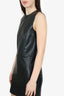 Rag & Bone Black Leather Sleeveless Midi Dress Size 2