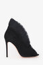 Gianvito Rossi Black Suede 'Ginevra' Heels Size 38