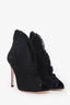 Gianvito Rossi Black Suede 'Ginevra' Heels Size 38