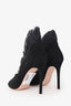 Gianvito Rossi Black Suede 'Ginevra' Heels Size 38